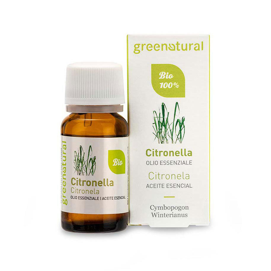 Huile essentielle biologique Greenatural à la citronnelle - 10 ml