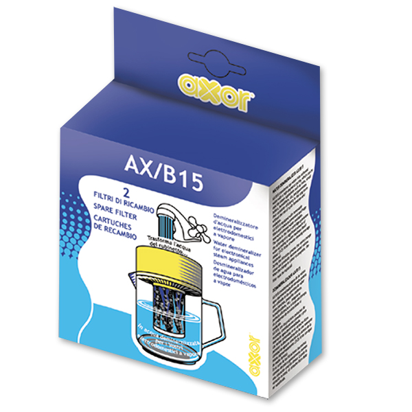 Pack de deux filtres de rechange pour le déminéralisateur AX/B15