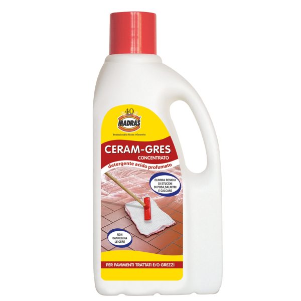 Nettoyant pour sols résistant aux acides Ceram-Gres 1 litre Madras