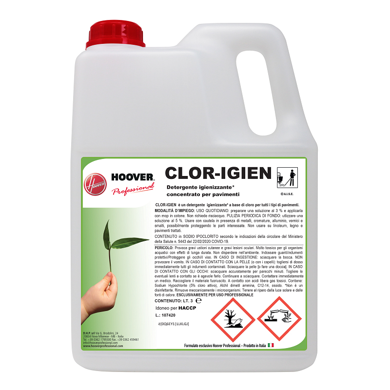Détergent désinfectant concentré Color Igien 3 litres