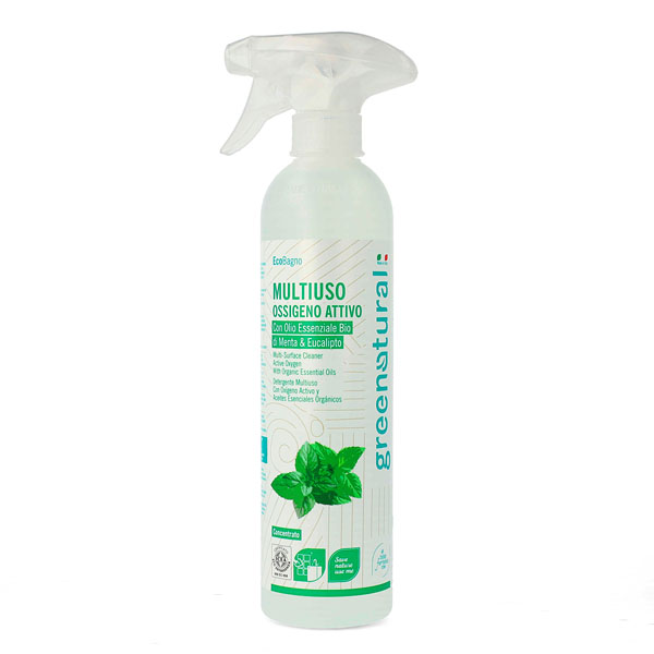 Menthe et eucalyptus écologiques et biologiques polyvalents 500 ml