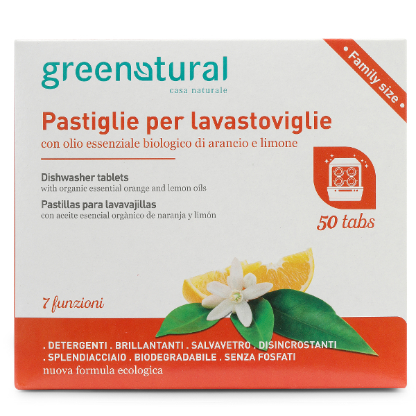 Tablettes pour lave-vaisselle GreenTabs, 50 pièces