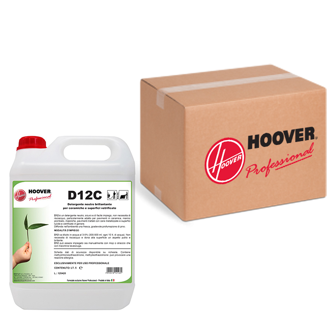 Boîte de 4 canettes de détergent éclaircissant neutre D12C