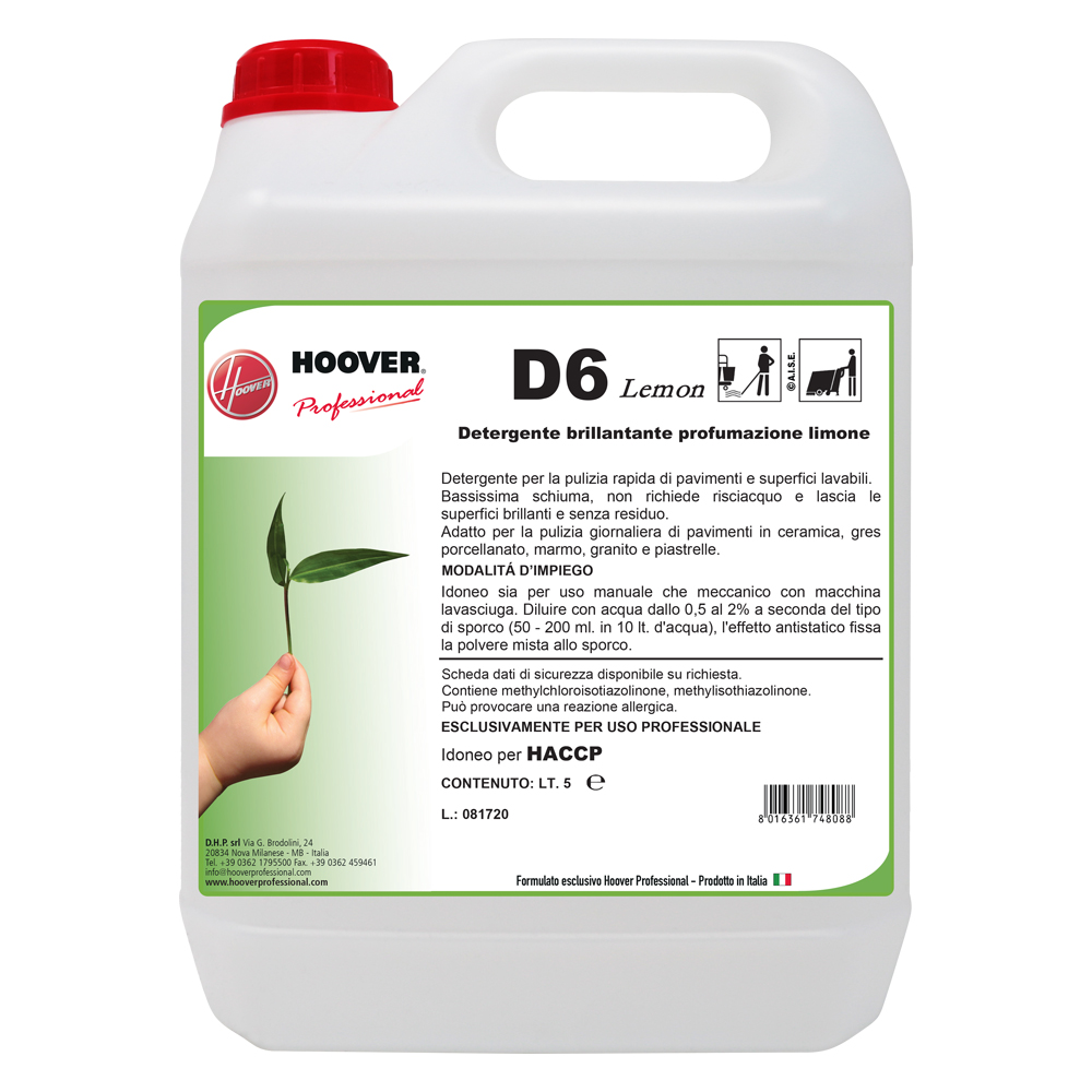 Nettoyant éclaircissant au citron D6