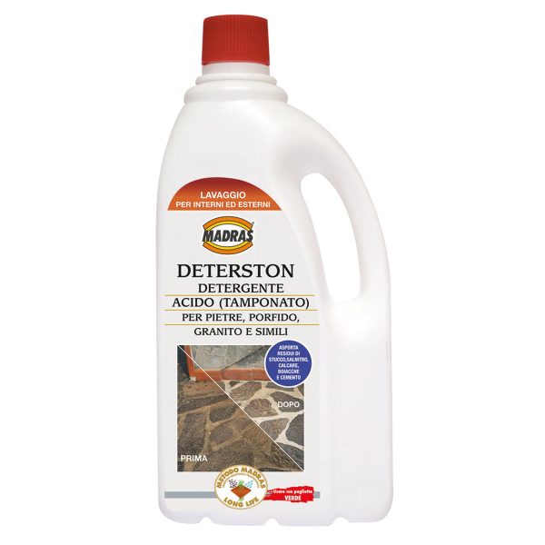 Nettoyant pour sols en pierre acide tamponné Deterston Madras, 1 litre