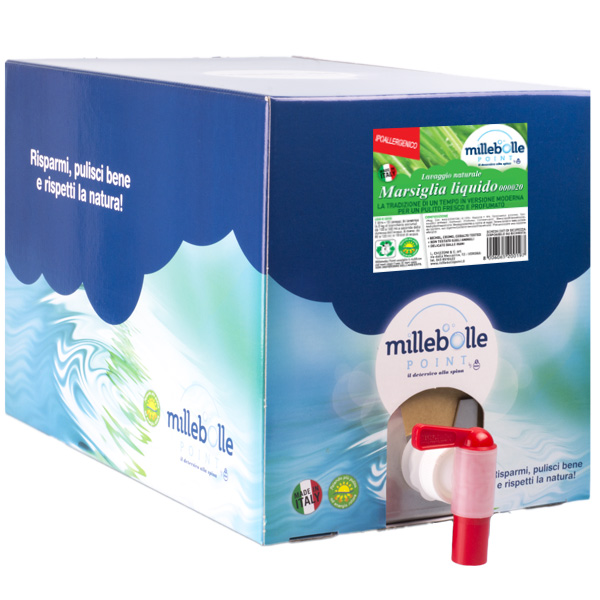 Détergent à lessive liquide Marseille - ecobox 20 kg