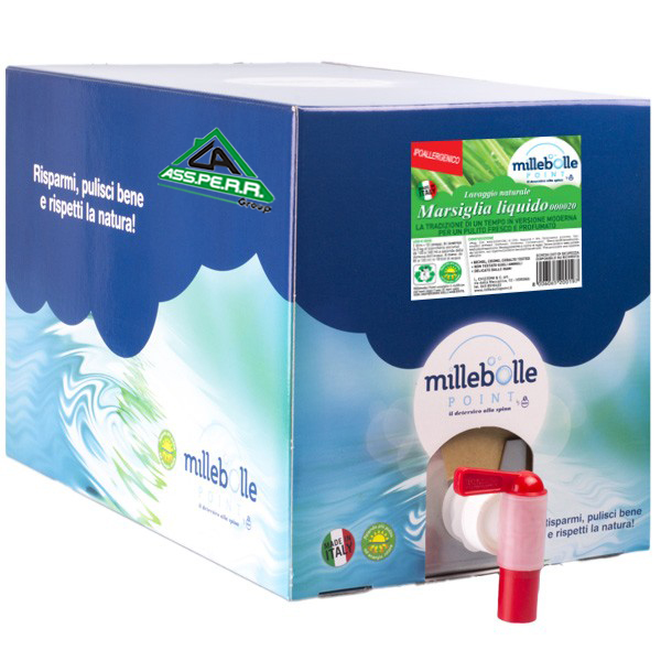 Détergent à lessive liquide Marseille - ecobox 20 kg