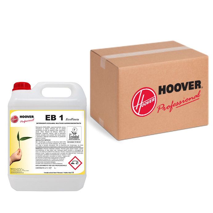 Boîte de 4 boîtes de détergent superconcentré EB1 Ecopineta