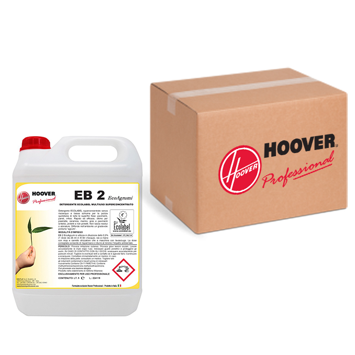 Boîte de 4 canettes de détergent super concentré EB2 Ecocitrus