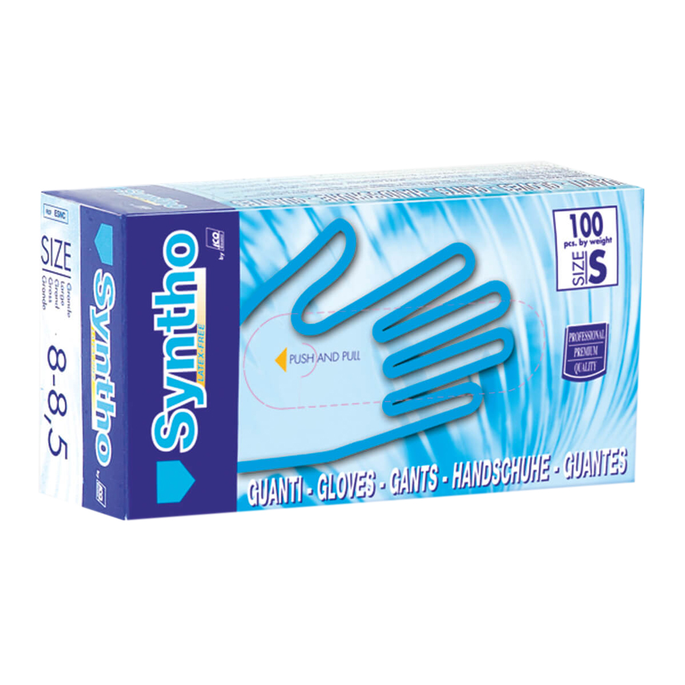 Lot de 100 gants synthétiques en nitrile non poudré taille XL