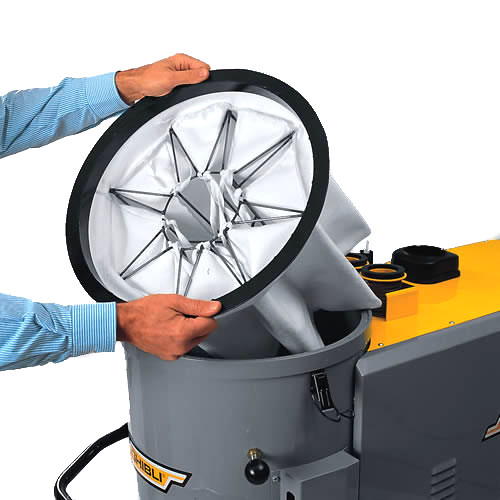 Aspirateur industriel solide à 3 moteurs AZ 45 pour poussière 