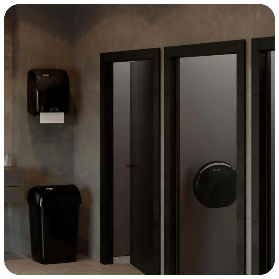 Distributeur de papier toilette blanc Maxi Jumbo Identity