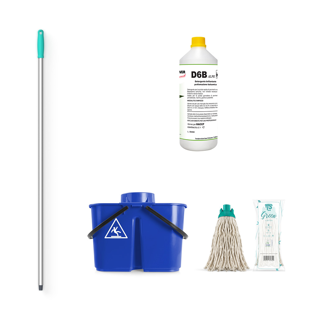Coffret économique pour le nettoyage des sols TTS - PACK DE BASE