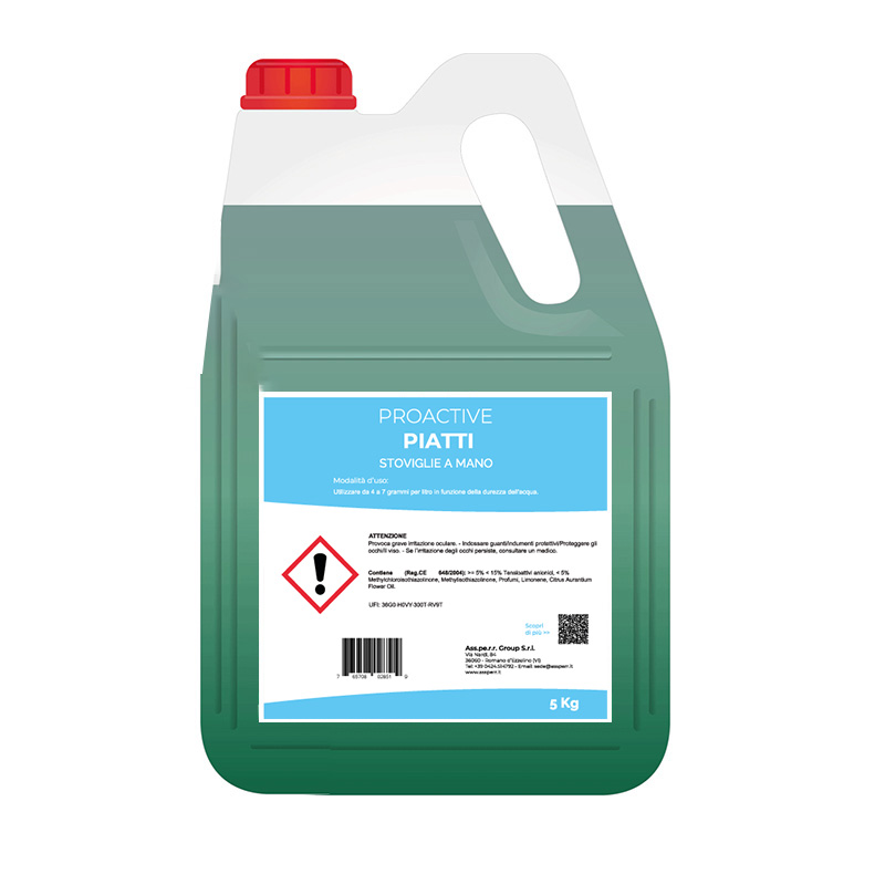Détergent à vaisselle ProActive pour vaisselle à main 5 litres