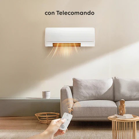 Radiateur soufflant mural Johnson Wall 2000W avec télécommande